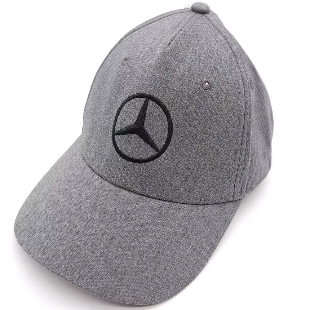 Mercedes Benz Puma Golf Strapback Hat Embroidered Logo‎ Ball Cap Dry Cell Gray
